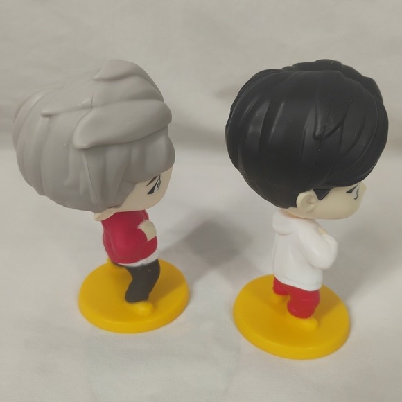 Tiny Tan Figures BTS x McDonalds Happy Meal Toys 8pc Lot Collector Toy - Picture 5 of 16